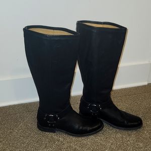 Frye Tall Boots Black